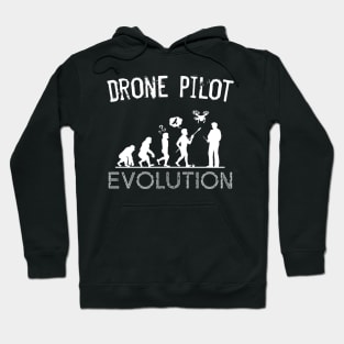 Drone - Drone Pilot Evolution Funny Silhouettes Hoodie